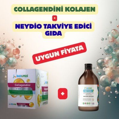 1 Collagendini Kolajen ve 1 Neydio Takviye Edici Gıda Uygun Fiyat Kampanyası