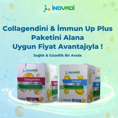 1 Collagendini Kolajen (30 adet 5 gramlık şase) +  1 Immun Up Plus Uygun Fiyat Kampanyası